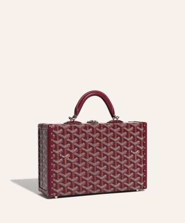 Goyard Grand H?tel Trunk Bag Burgundy
