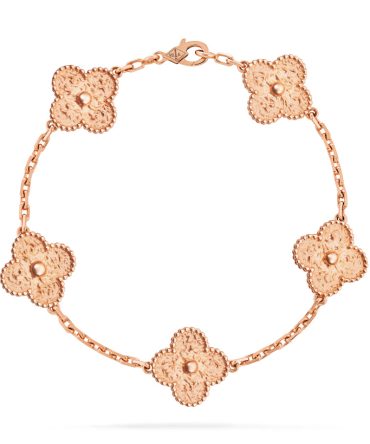 Vintage Alhambra bracelet, 5 motifs