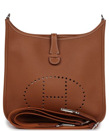 Hermes Evelyne III PM Gold Clemence Palladium Hardware