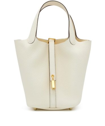 Hermes Nata Clemence Picotin Lock 18 Gold Hardware