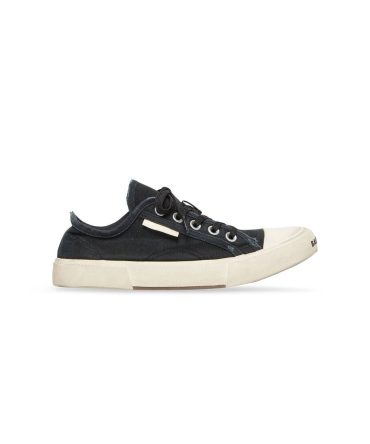 Womens Paris Low Top Sneaker  in Black
