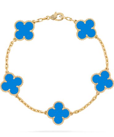 Vintage Alhambra bracelet, 5 motifs