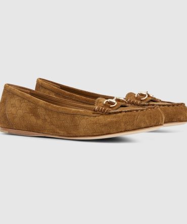 Womens ballet flat with Horsebit