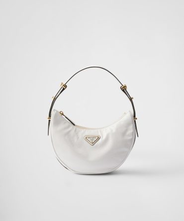 Prada Arqu?? Naplak Patent Leather Shoulder Bag