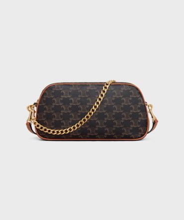 MULTI BAG IN TRIOMPHE CANVAS AND CALFSKIN TAN
