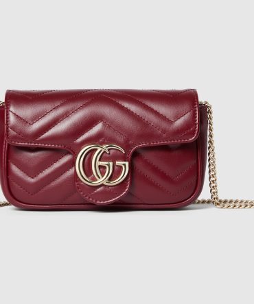 GG Marmont Leather Super Mini Bag