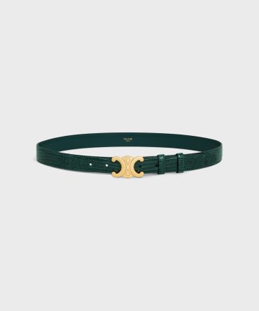 Medium Triomphe Belt in Lizard