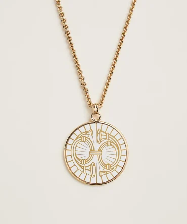 Medaille Bijou Deux Cors necklace, large