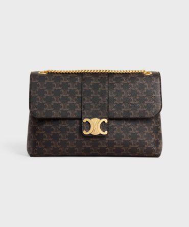 LARGE CELINE VICTOIRE BAG IN TRIOMPHE CANVAS