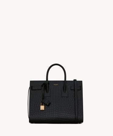 YSL Sac De Jour In Embossed Crocodile Leather – Small