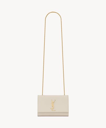 YSL Kate Small in Grain De Poudre Embossed Leather