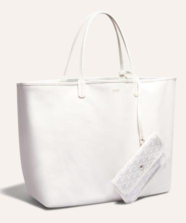 Goyard Anjou GM Tote Bag White