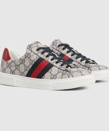 Womens Gucci Ace sneaker with Web