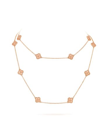 Sweet Alhambra long necklace, 16 motifs