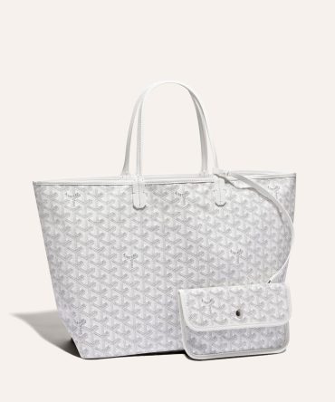 Goyard Saint Louis PM Tote Bag White