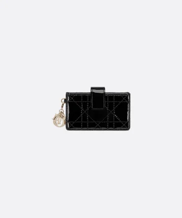 Lady Dior Jasmine Card Holder