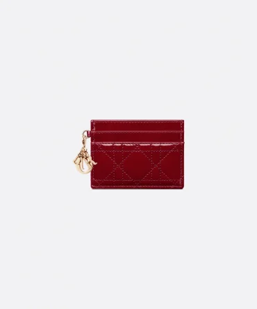 Lady Dior Freesia Card Holder