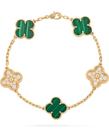 Vintage Alhambra bracelet, 5 motifs