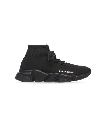 Womens Speed Lace-up Sneaker in Black