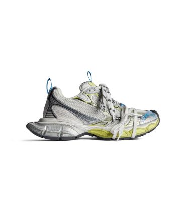 Womens 3xl Sneaker in White/yellow/blue