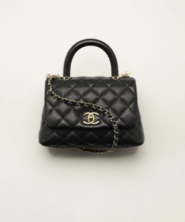 CHANEL MINI FLAP BAG WITH TOP HANDLE