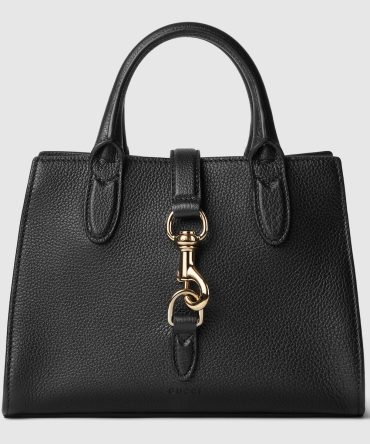 Small Tote Bag With Hook Closure