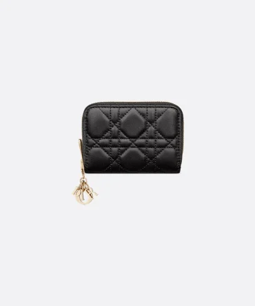 Small Lady Dior Voyageur Coin Purse