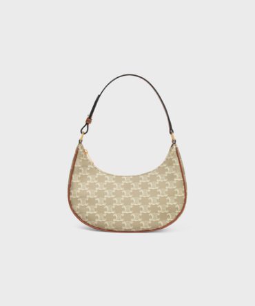 AVA BAG IN TRIOMPHE CANVAS AND CALFSKIN GREGE