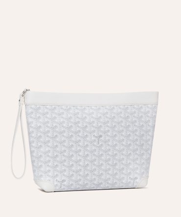 Goyard Conti Pouch White