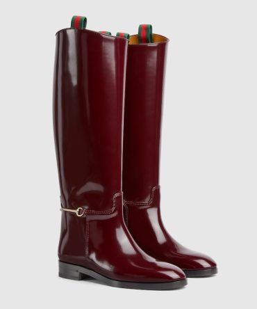 Womens slim Horsebit boot