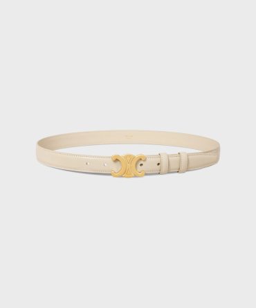 Medium Triomphe Belt in Taurillon Leather