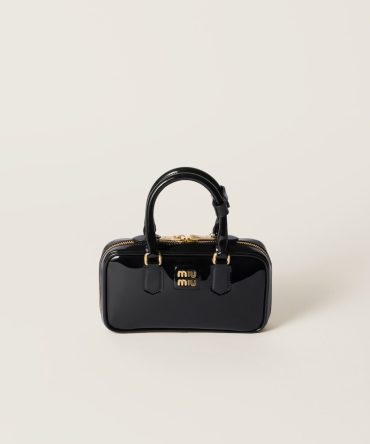 Arcadie patent leather mini-bag