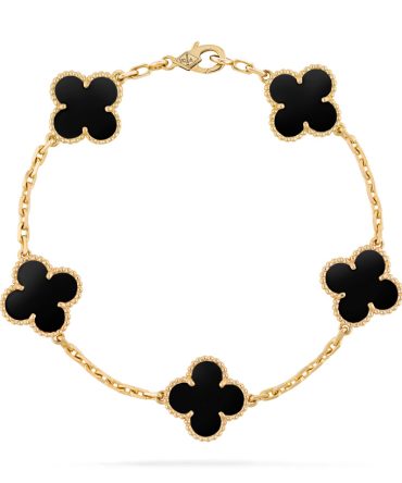Vintage Alhambra bracelet, 5 motifs
