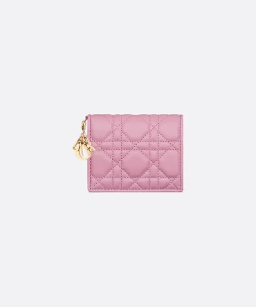 Mini Lady Dior Gardenia Wallet