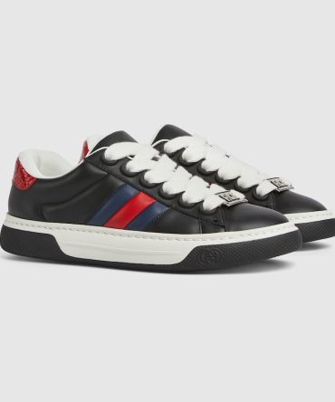 Womens Gucci Ace sneaker with Web