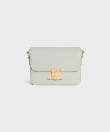 TEEN TRIOMPHE BAG IN SHINY CALFSKIN CHALK
