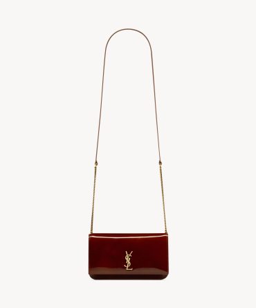 YSL Cassandre Phone Case in Patent Leather