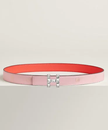 H Infini belt buckle & Herm??s sur Mer reversible leather strap 24 mm
