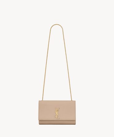 YSL Kate Medium in Grain De Poudre Embossed Leather
