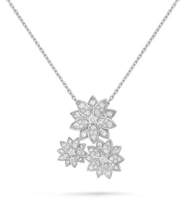 Lotus pendant, 3 flowers