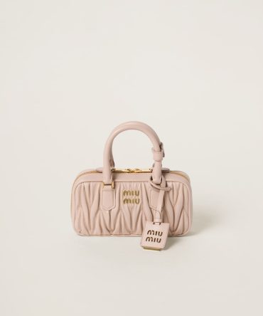 Arcadie matelassé nappa leather mini-bag