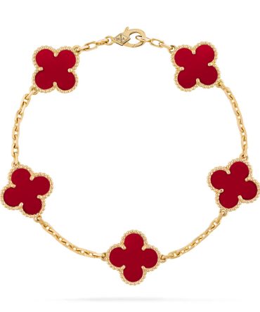 Vintage Alhambra bracelet, 5 motifs