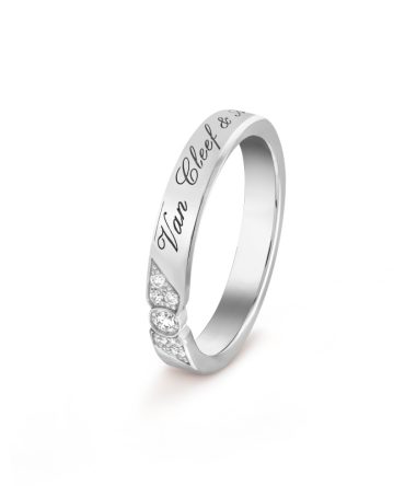 Toujours Signature Etoiles wedding band, 3 mm