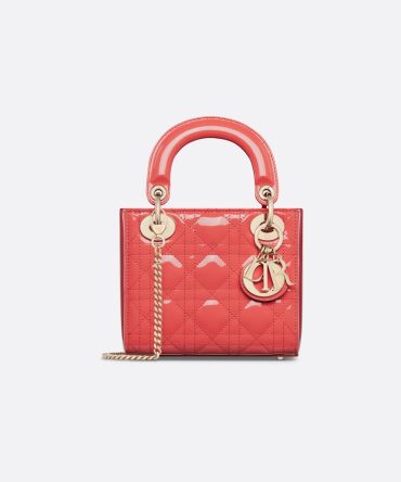 Dior Mini Dioriviera Lady Dior Bag – Patent Leather