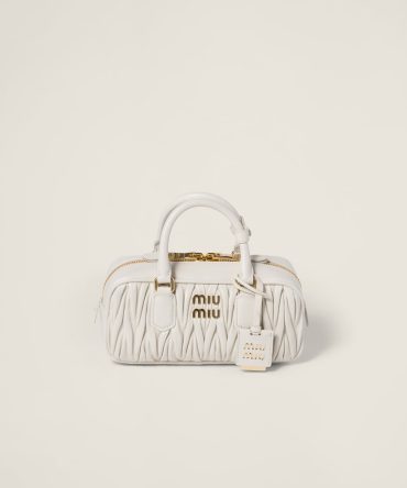 Arcadie matelassé nappa leather bag