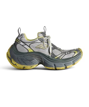Mens 10xl Sneaker in Grey/yellow