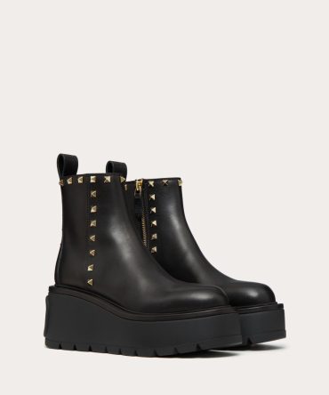 UNIQUEFORM CALFSKIN ANKLE BOOT 85 MM