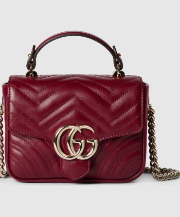 GG Marmont Mini Top Handle Bag