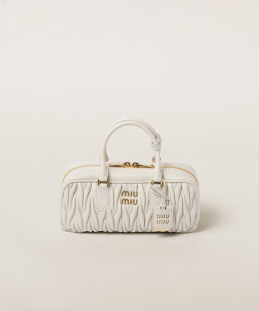 Large Arcadie matelassé nappa leather bag