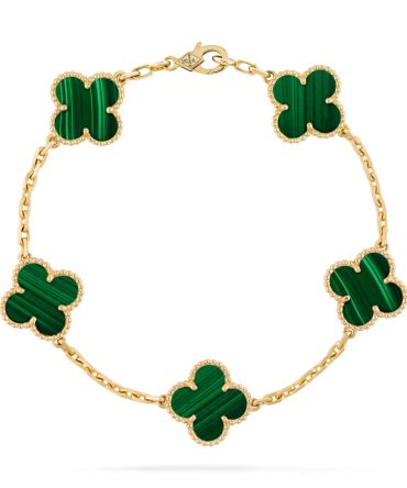 Vintage Alhambra bracelet, 5 motifs